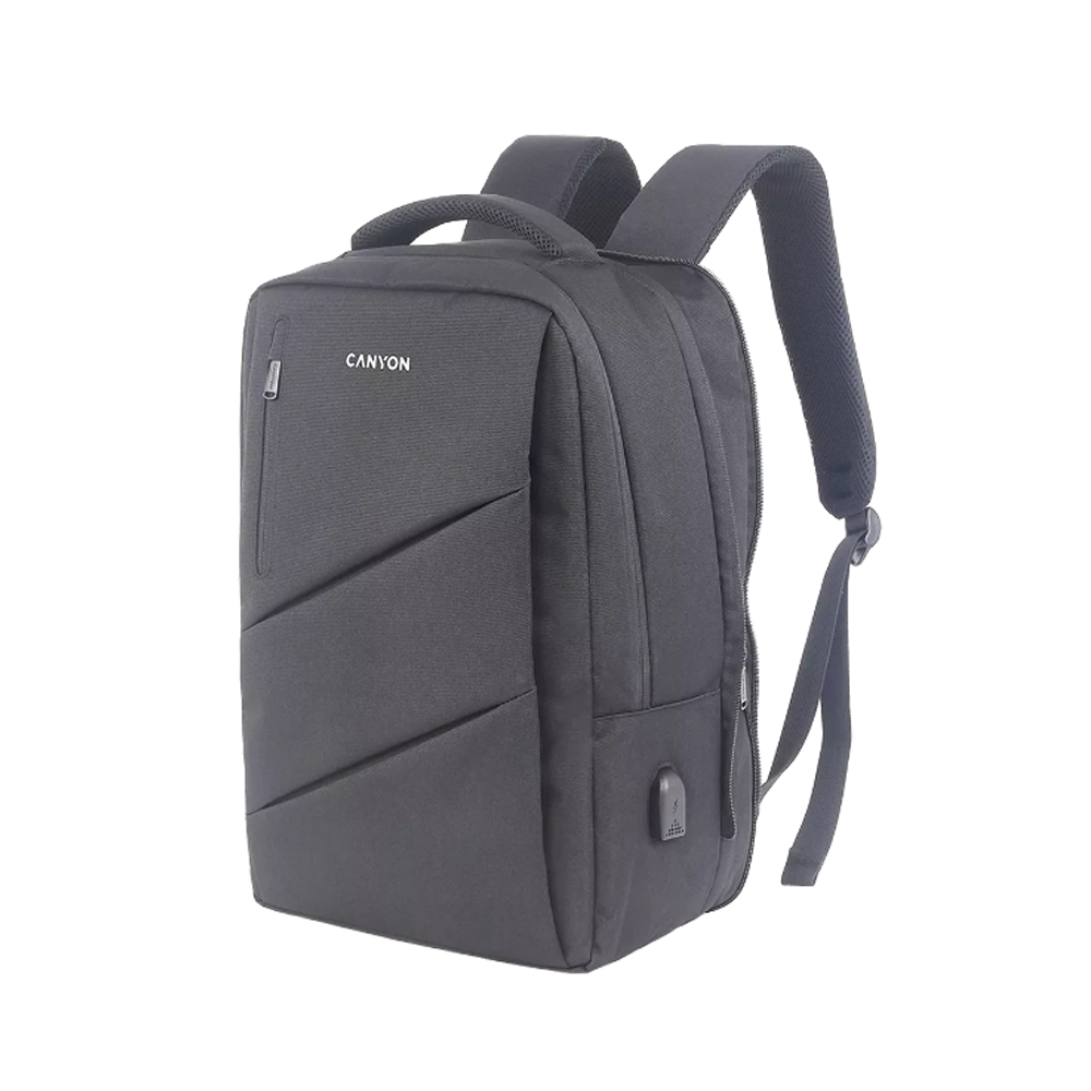 CANYON BPE-5 LAPTOP BACKPACK UP TO 15.6" GREY