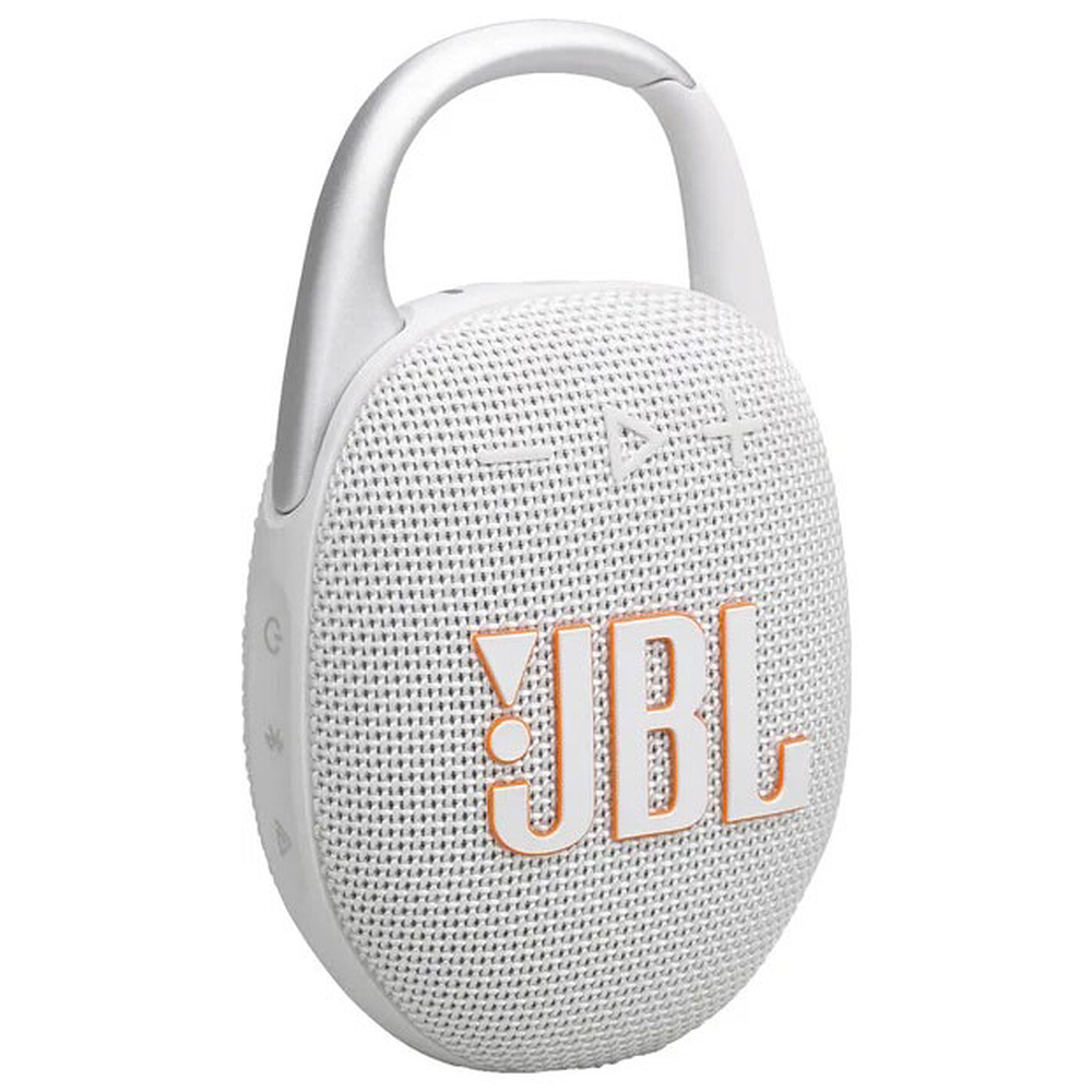 JBL CLIP 5 WHITE PORTABLE BT SPEAKER