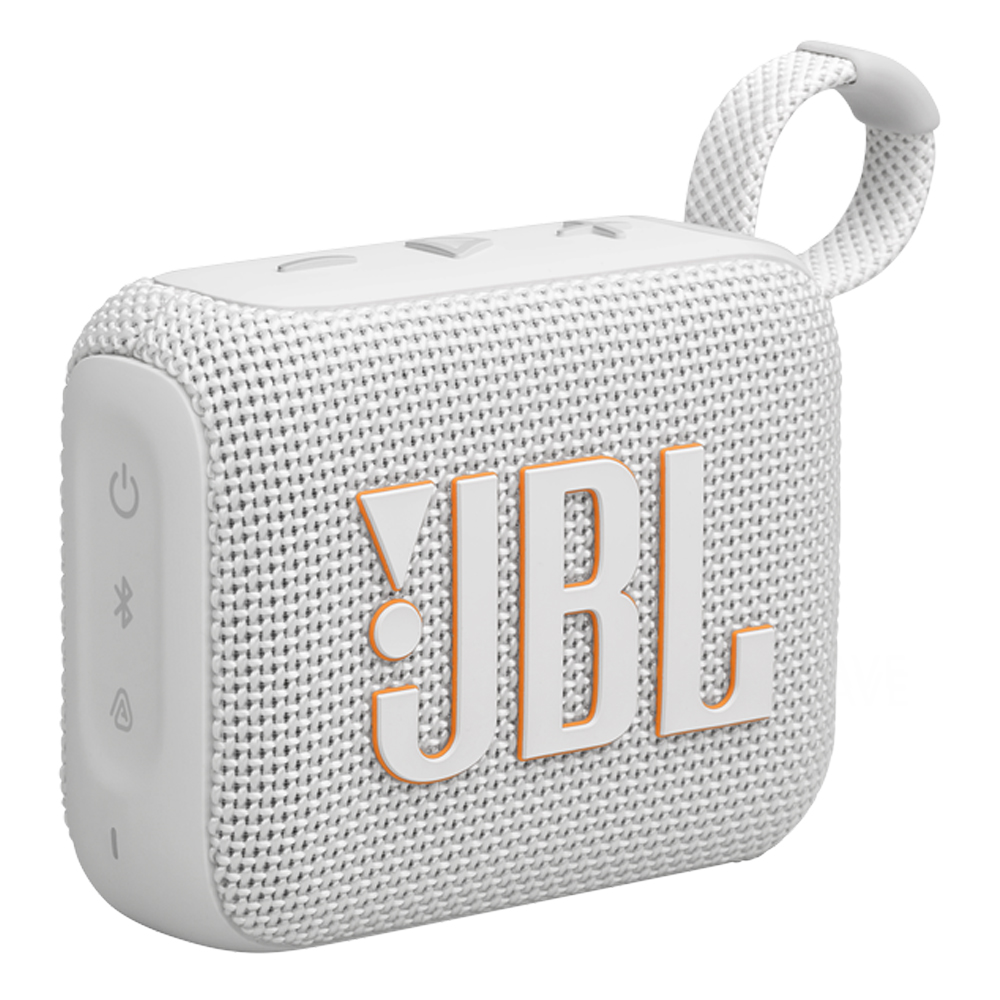 JBL GO 4 WHITE PORTABLE BLUETOOTH SPEAKER