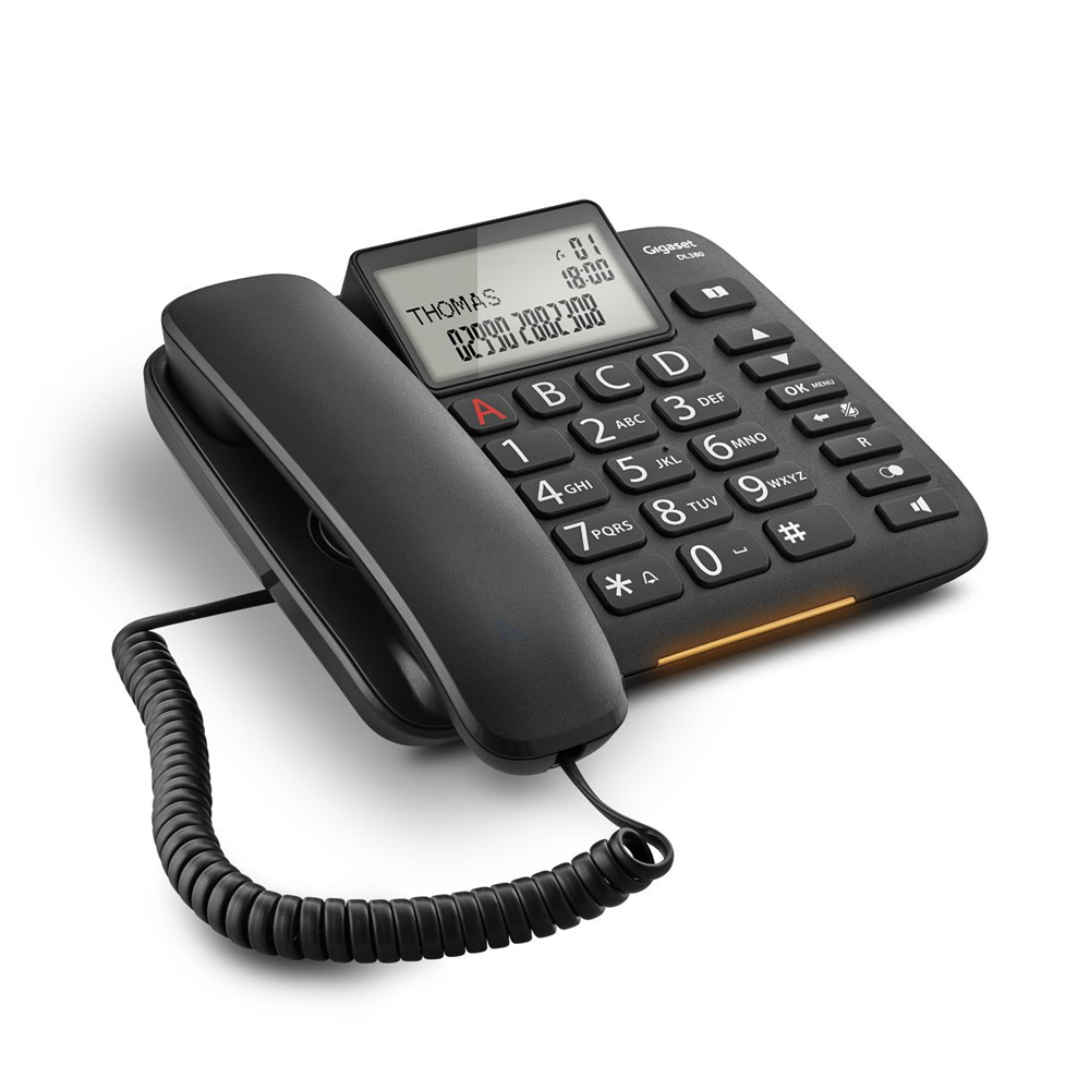 GIGASET DL380 DESK PHONE BLACK