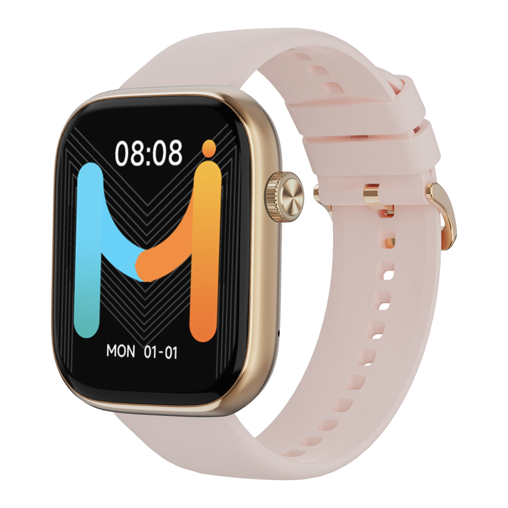 IMIKI ST2 GOLD/PINK IPS SMARTWATCH