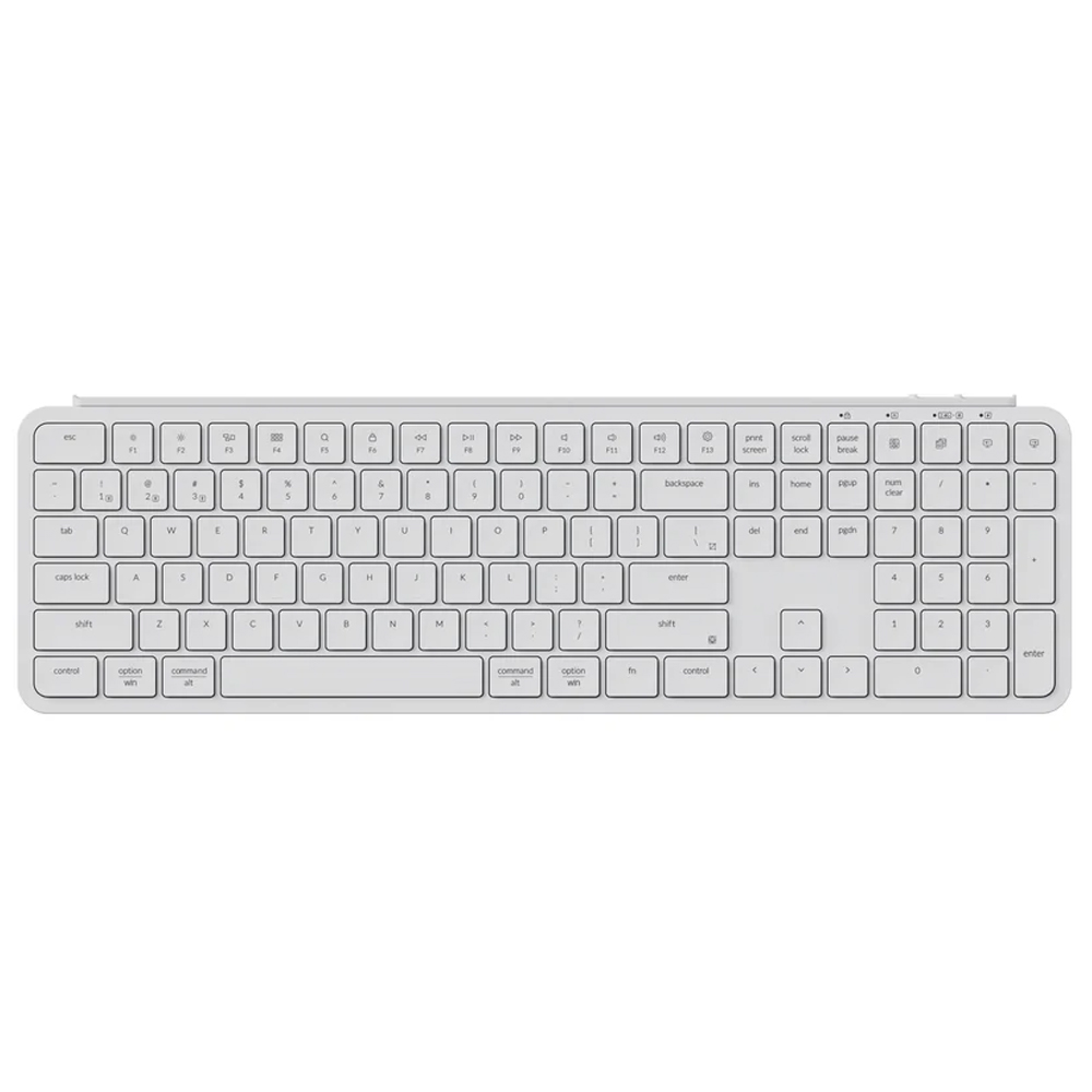 KEYCHRON B6 PRO ULTRA SLIM W/LESS KEYBOARD IVORY WHITE