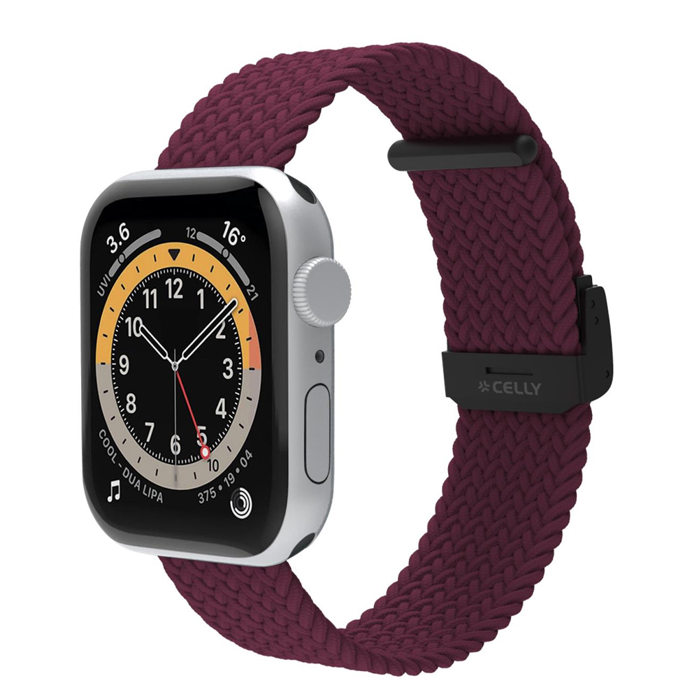 CELLY APPLE WATCH BRAIDED STRAP - 42/44/45MM - VIOLET