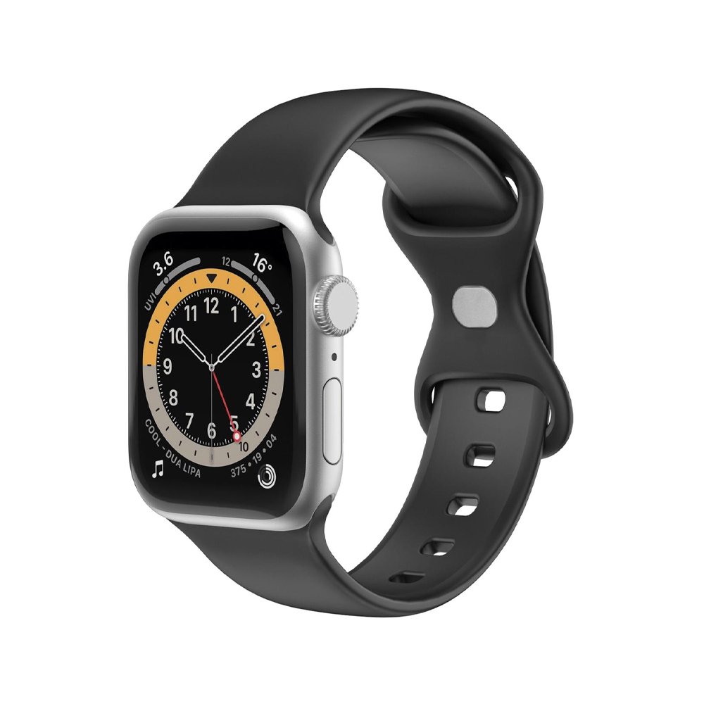 CELLY APPLE WATCH SILICONE STRAP - 38/40/41MM - BLACK