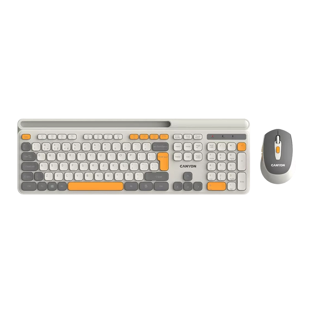 CANYON WIRELESS KEYBOARD/MOUSE SET HSET-W5 BEIGE