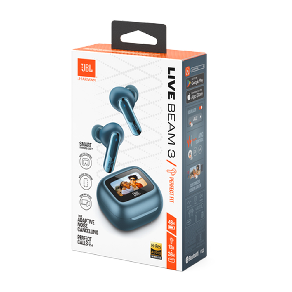JBL LIVE BEAM 3 TRUE WIRELESS NC EARBUDS BLUE