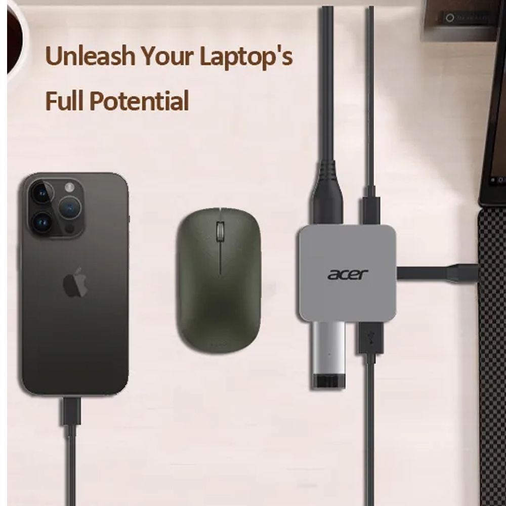 ACER 4-IN-1 USB-C PORTABLE MINI DOCKING STATION