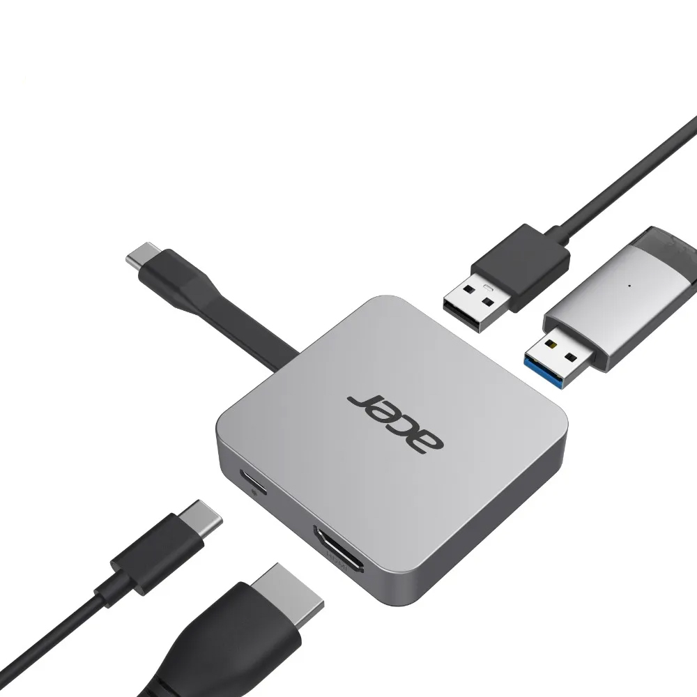 ACER 4-IN-1 USB-C PORTABLE MINI DOCKING STATION