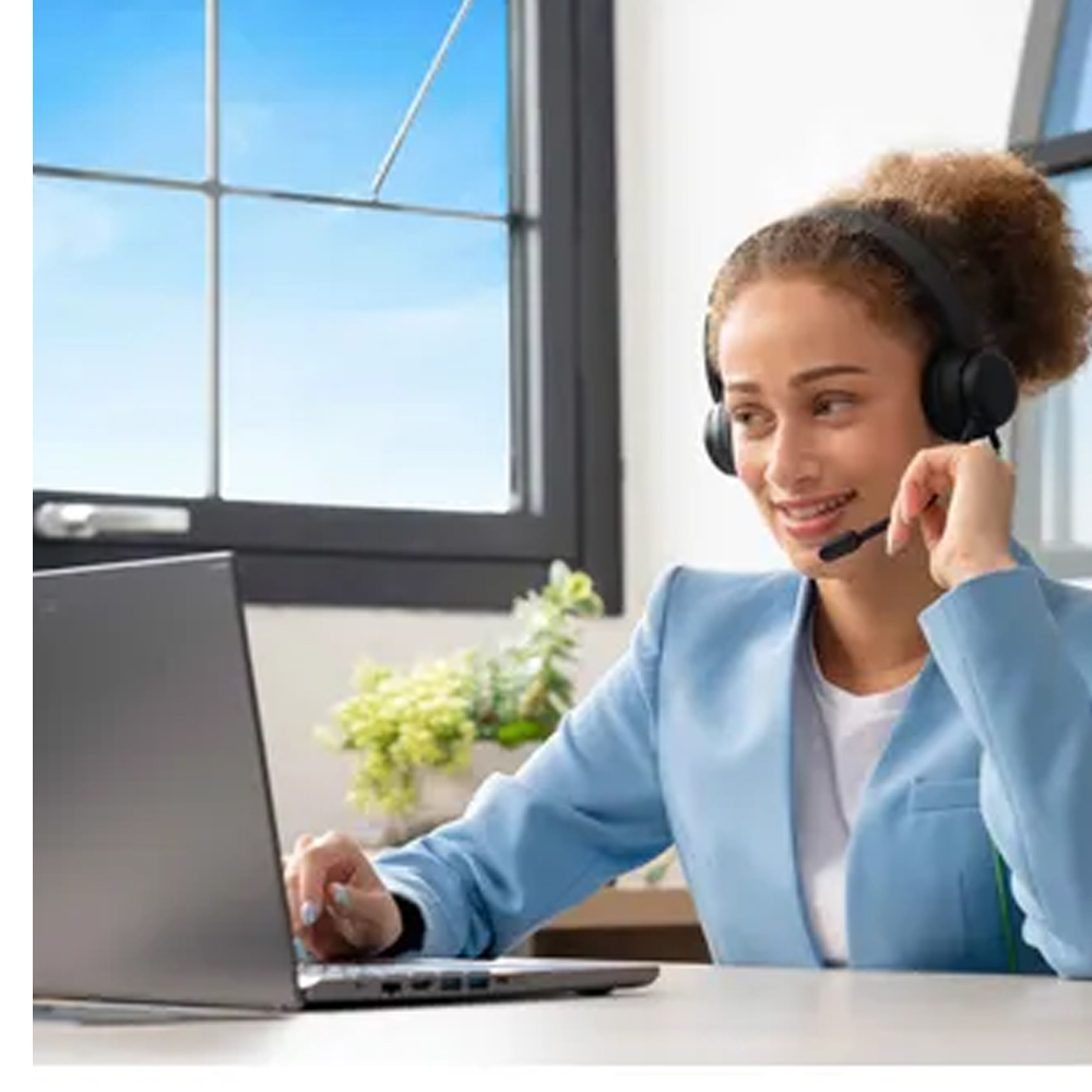 ACER AHW250 NOISE CANCELLING USB CONFERENCE HEADSET 