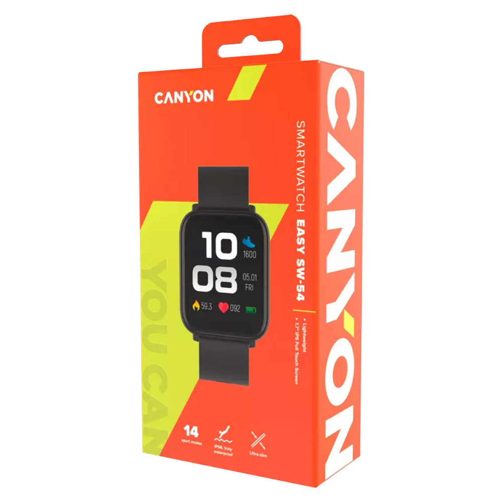 CANYON SMARTWATCH EASY SW-54 BLACK