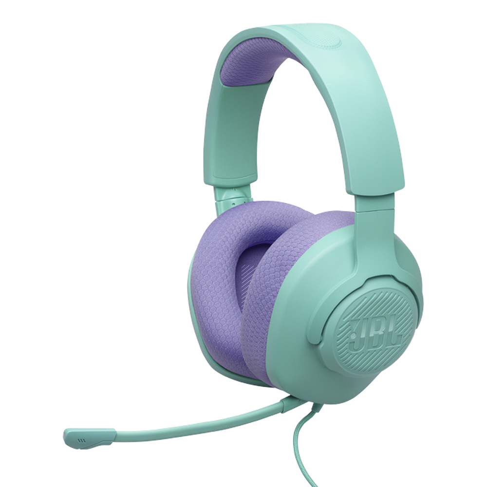JBL QUANTUM 100 M2 CYAN WIRED GAMING HEADPHONES