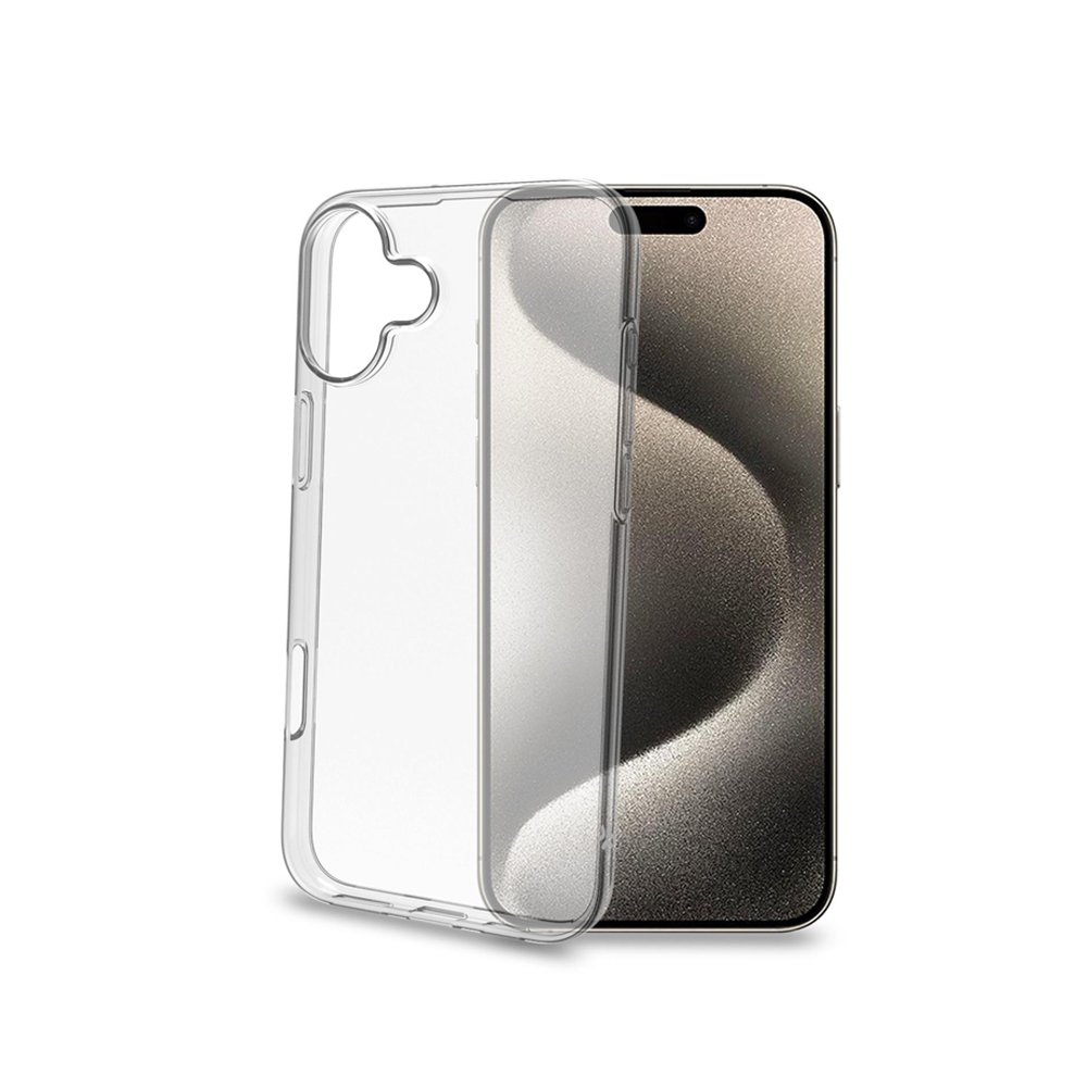 CELLY TPU TRANSPARENT SOFT CASE IPHONE 16 PLUS