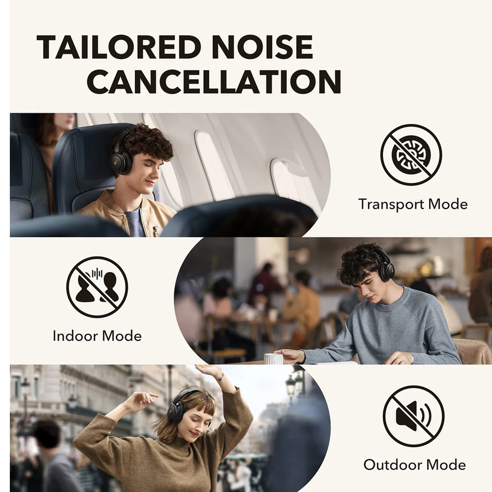 ANKER SOUNDCORE Q30 NOISE CANCELLING HEADPHONES BLUE