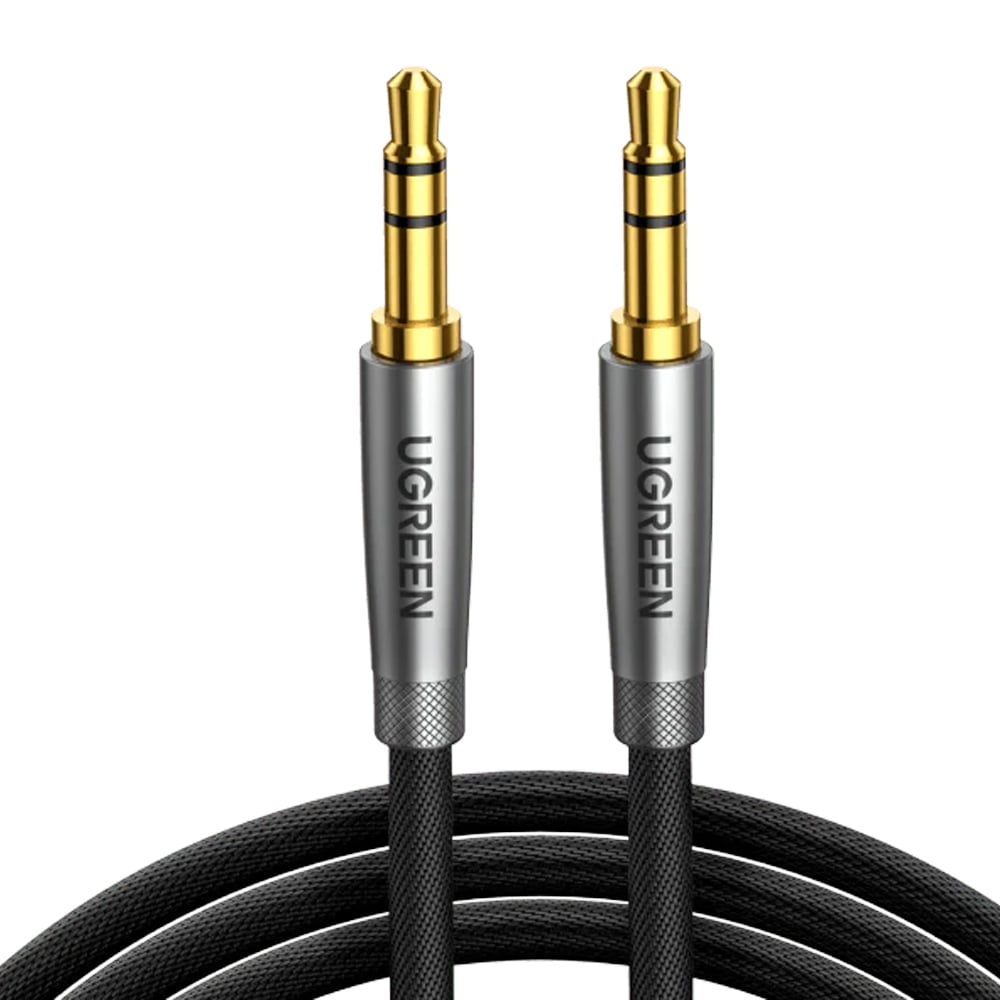 UGREEN 3.5MM MALE JACK - 3.5MM MALE JACK GOLD PLATED BRAIDED - 2M
