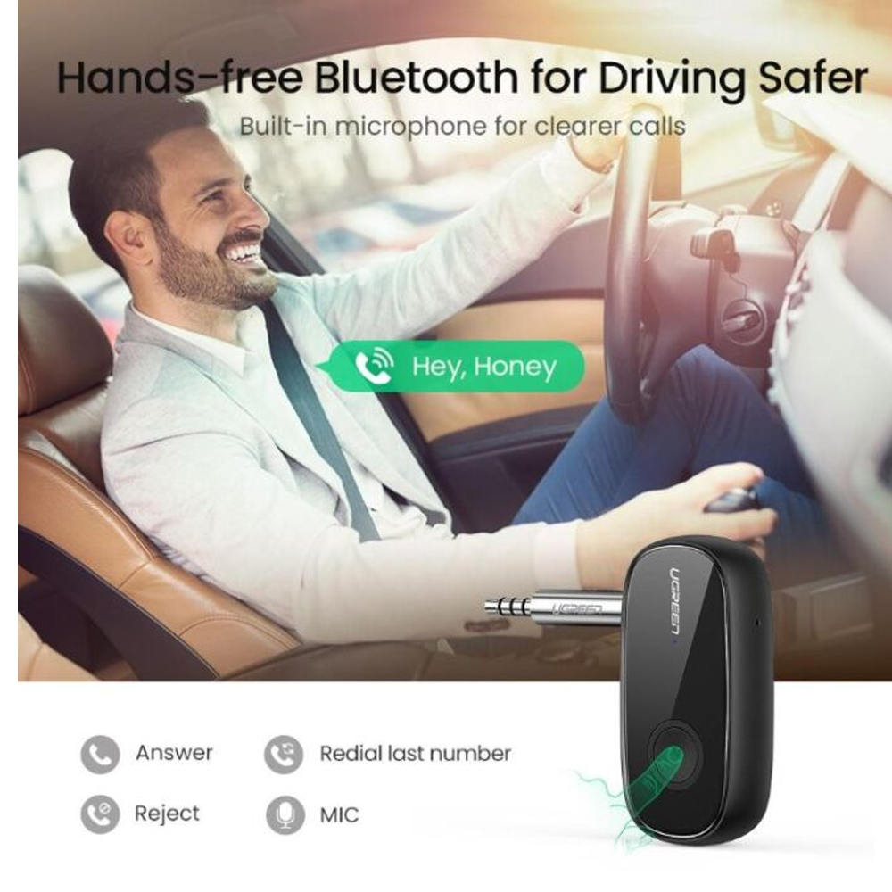 UGREEN BLUETOOTH 5.0 AUDIO RECEIVER ADAPTER APTX WITH MIC