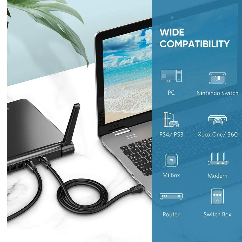 UGREEN CAT8 PURE COPPER ETHERNET CABLE 1M