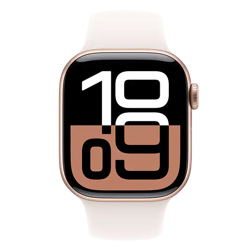 APPLE WATCH S10 GPS 42MM ROSE GOLD / LIGHT BLUSH SPORT S/M BAND