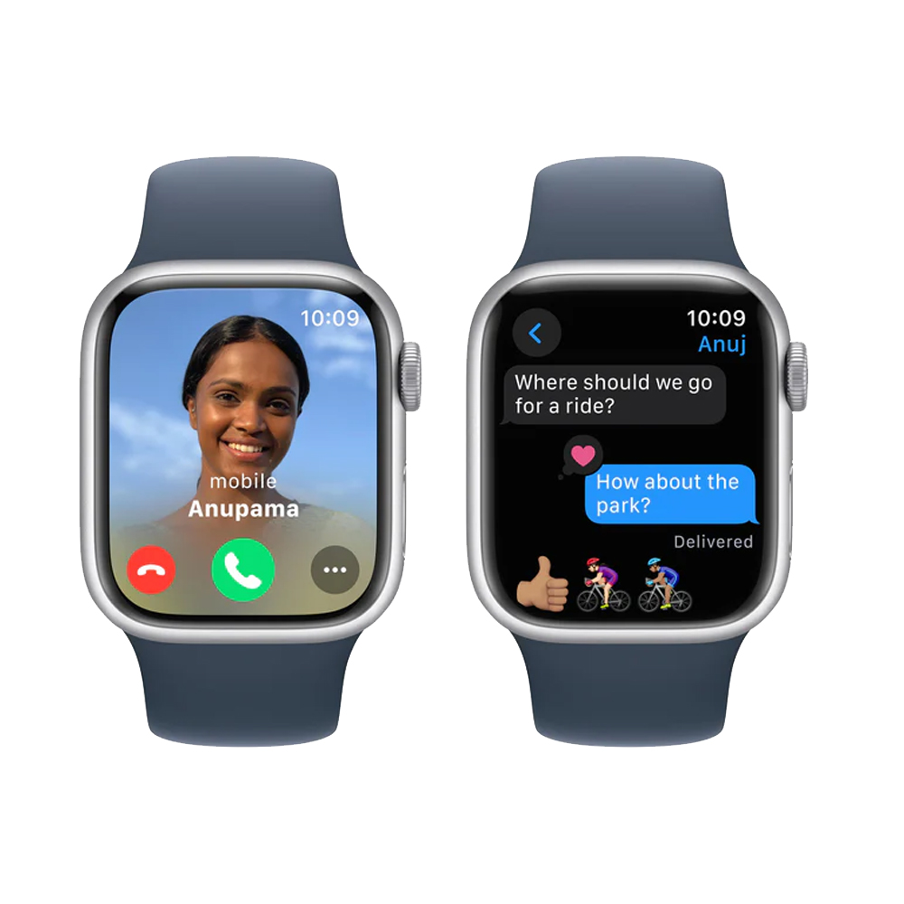 APPLE WATCH S10 GPS 46MM SILVER / DENIM SPORT S/M BAND