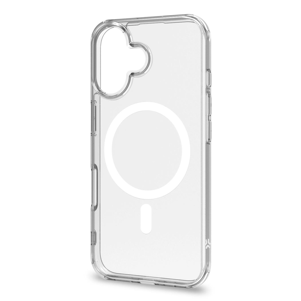 CELLY MAGSAFE TPU TRANSPARENT SOFT CASE WHITE IPHONE 16