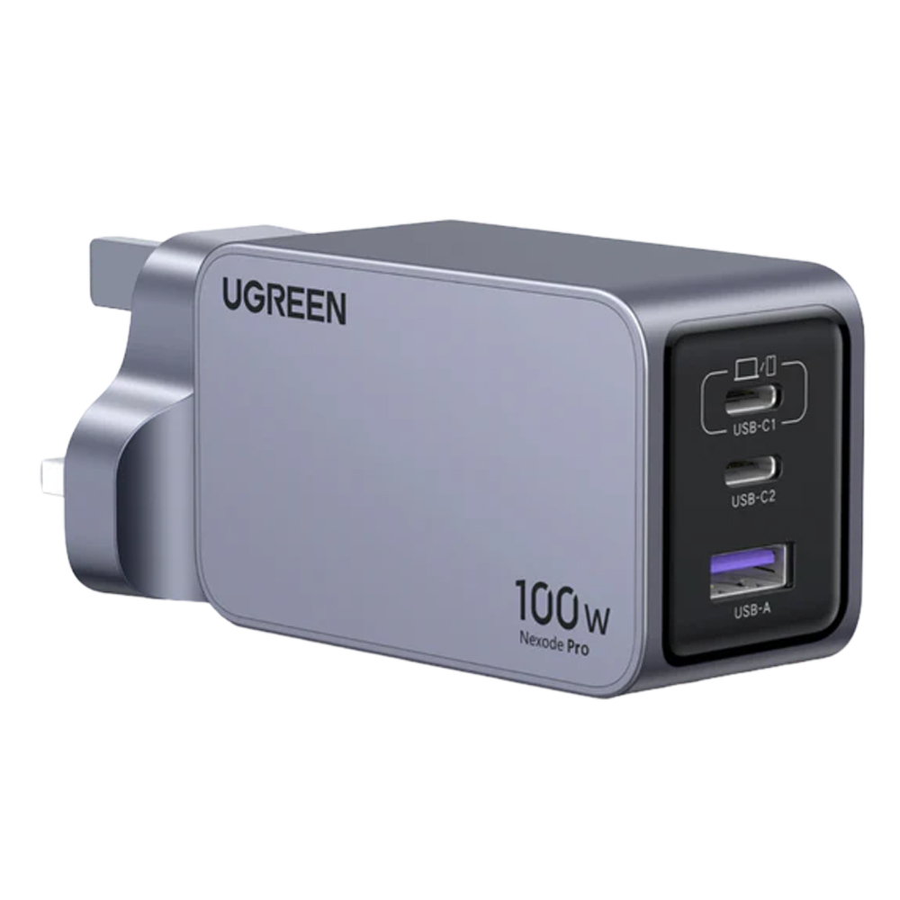 UGREEN NEXODE PRO 100W 3-PORT GAN FAST CHARGER UK