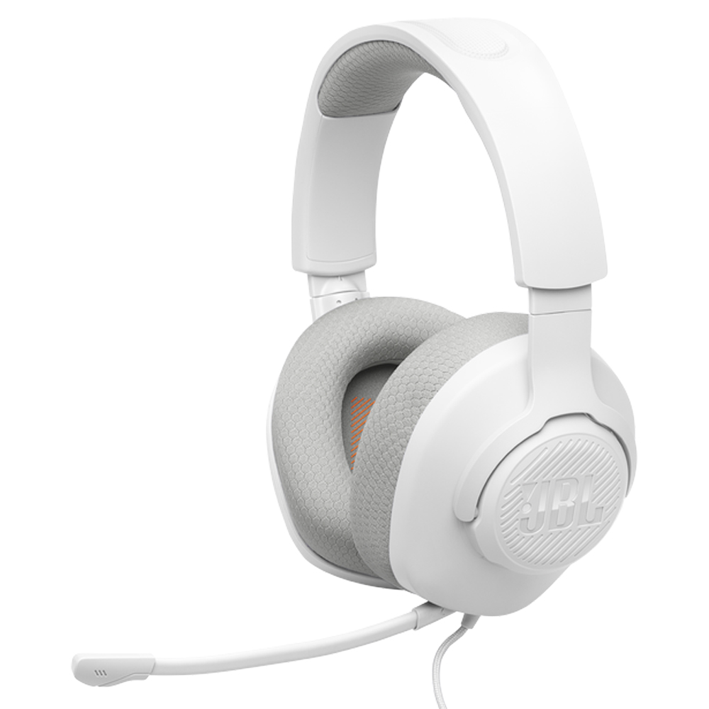 JBL QUANTUM 100 M2 WHITE WIRED GAMING HEADPHONES