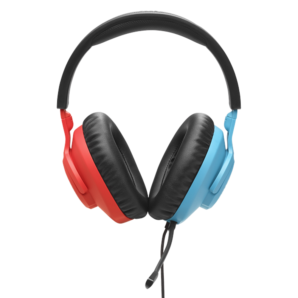 JBL QUANTUM 100N BLUE/RED WIRED GAMING HEADPHONES
