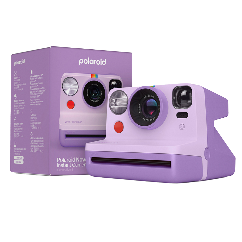 POLAROID NOW GEN 2 I-TYPE INSTANT CAMERA PURPLE