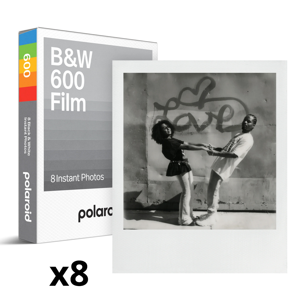 POLAROID BLACK&WHITE FILM 600 (X8)