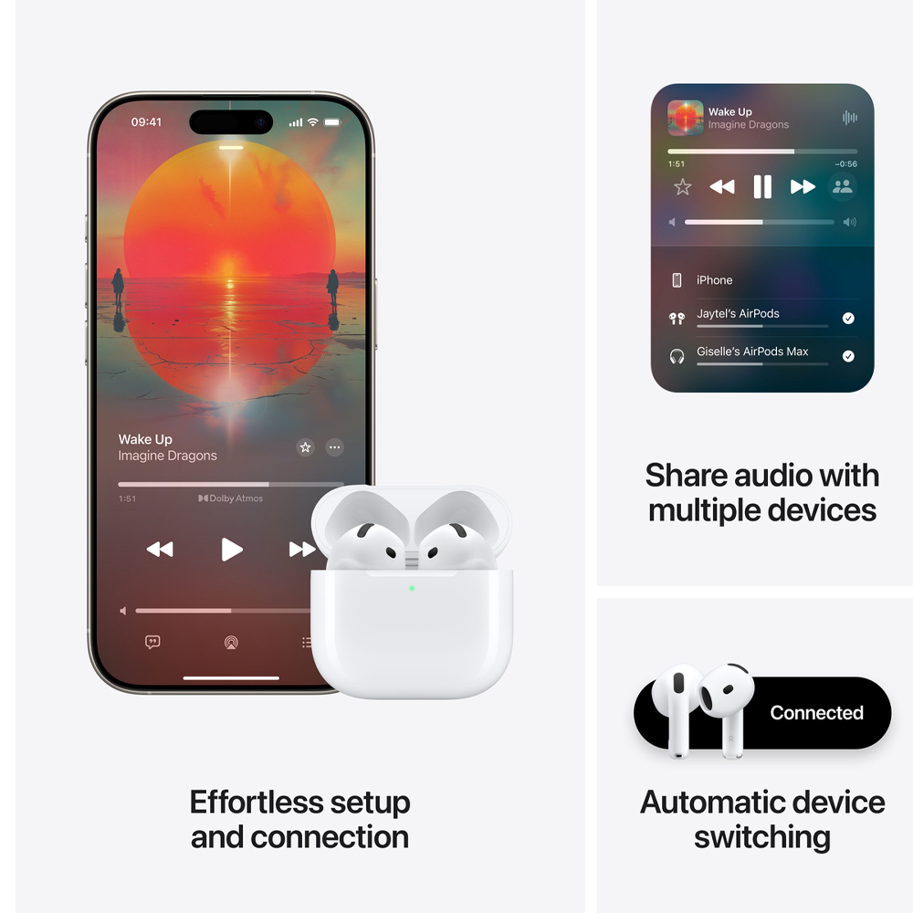APPLE AIRPODS 4TH GEN WITH ANC WIRELESS CHARGING CASE