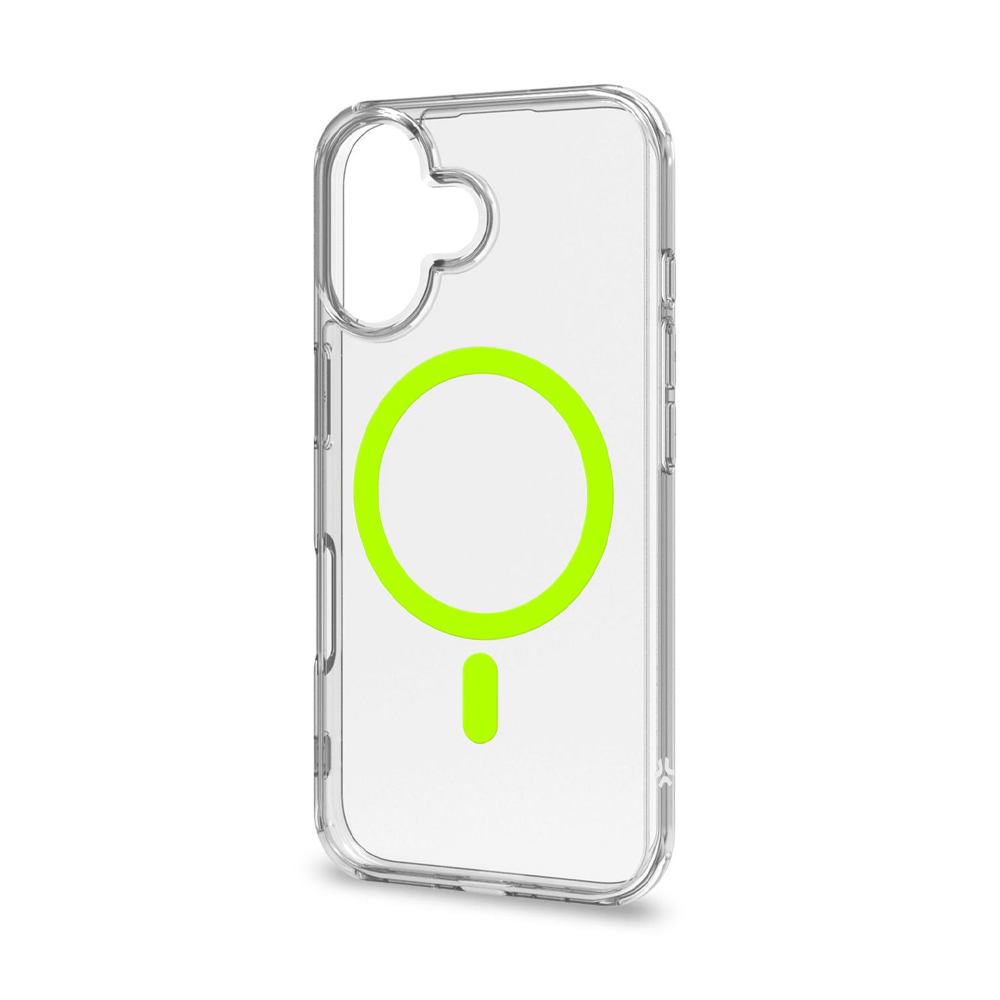 CELLY MAGSAFE TPU TRANSPARENT SOFT CASE YELLOW IPHONE 16