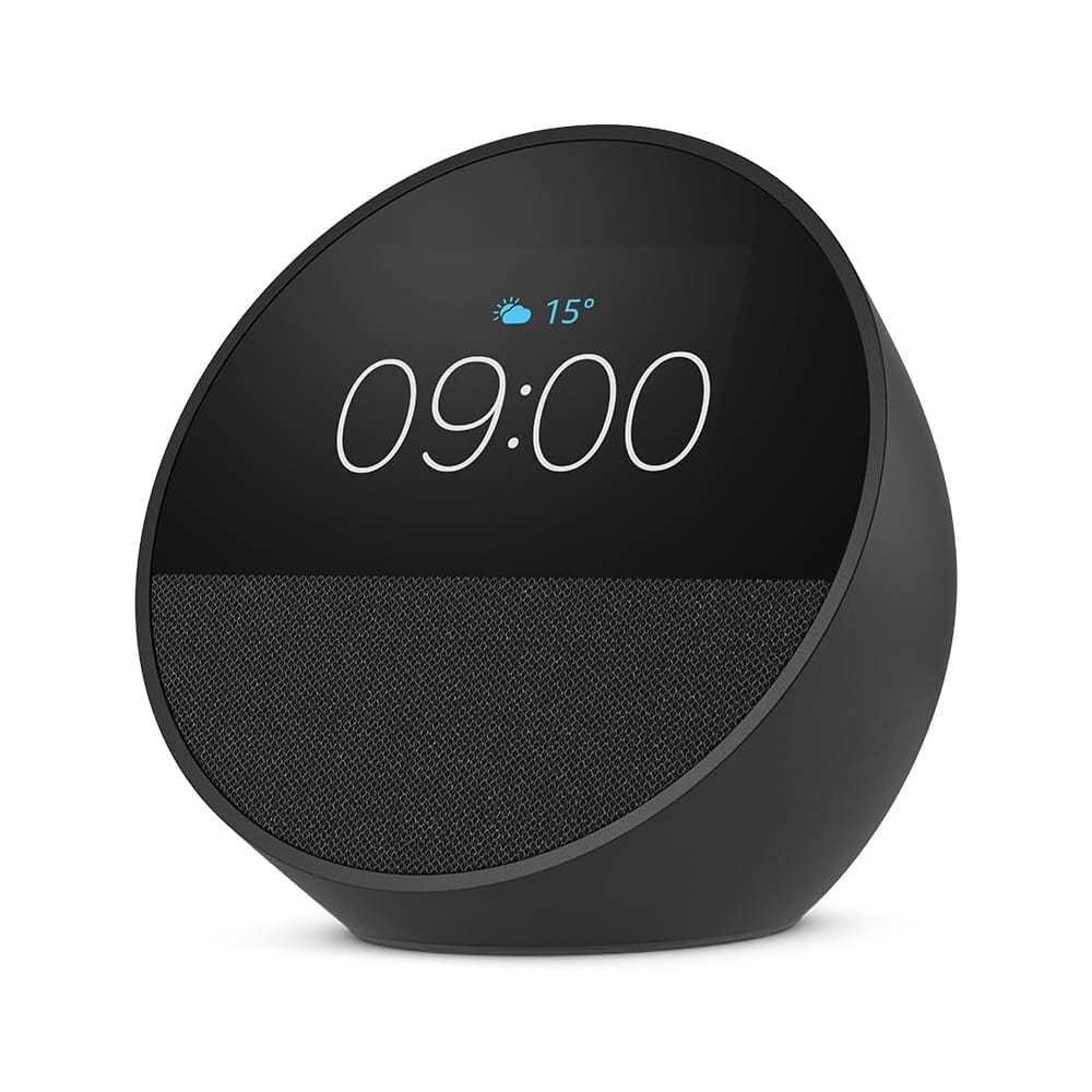 AMAZON SMART CLOCK ECHO SPOT (2024) BLACK