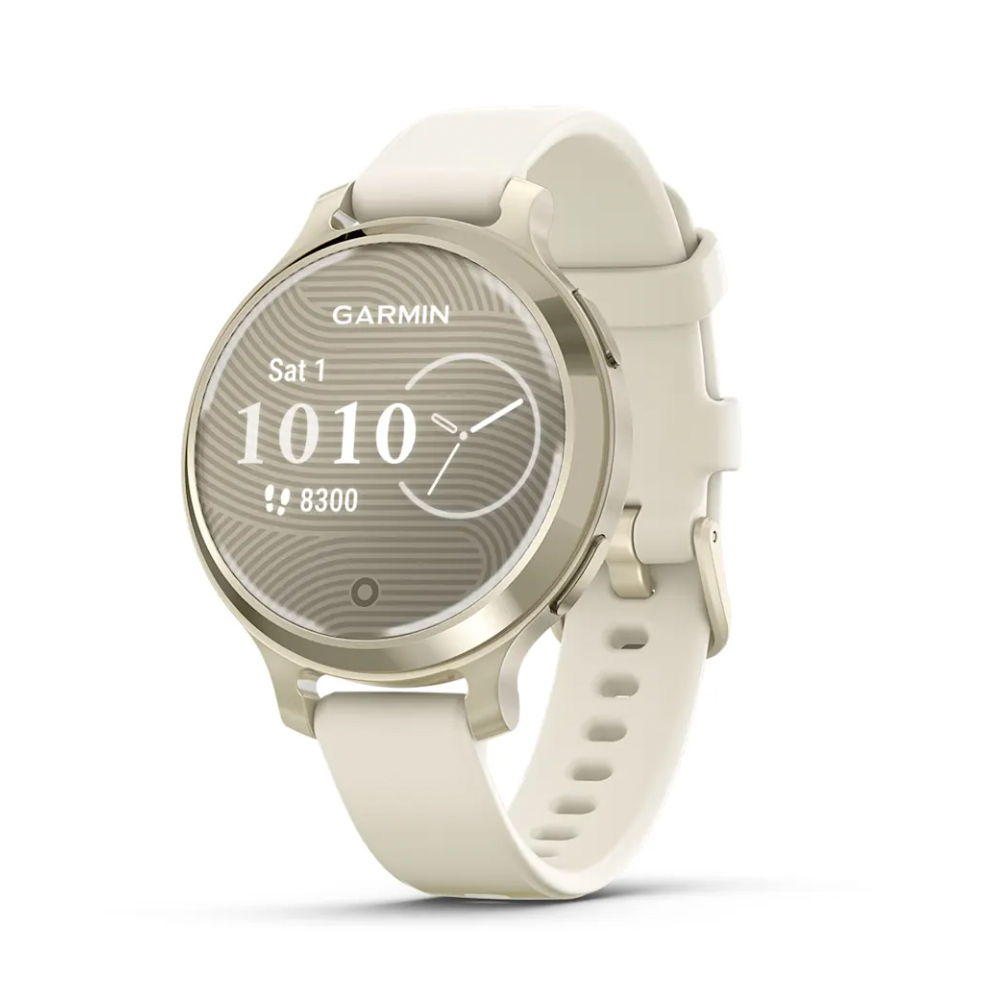 GARMIN LILY 2 ACTIVE LUNAR GOLD W/BONE SILICONE BAND