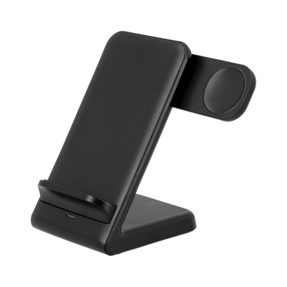 JUST IN CASE 3 IN 1 WIRELESS CHARGER STAND 15W BLACK