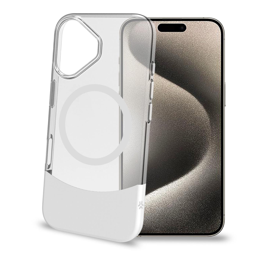 CELLY MAGDUAL MAGSAFE CASE IPHONE 16 WHITE