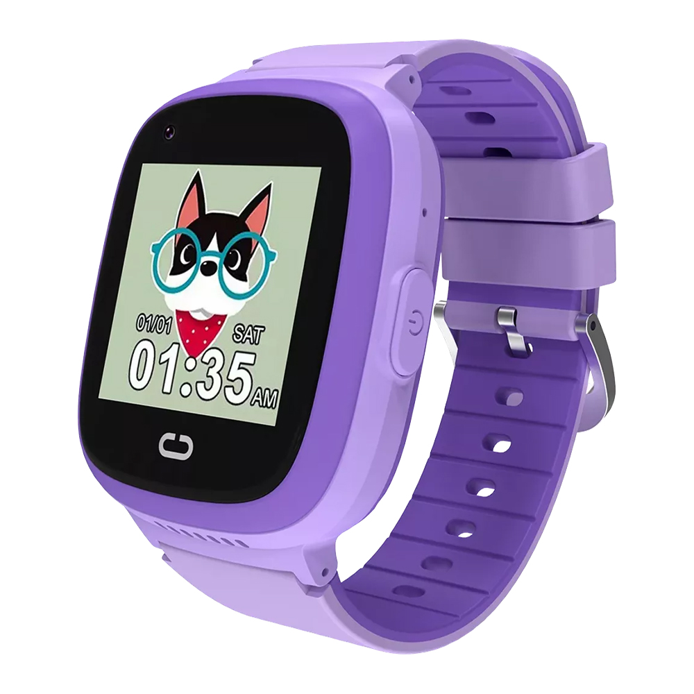 CANYON SUNNY 4G+GPS KIDS CAMERA MUSIC SMARTWATCH VIOLET 