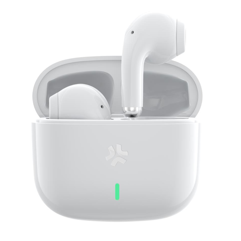 CELLY TIPS1 TRUE WIRELESS BLUETOOTH EARBUDS WHITE 