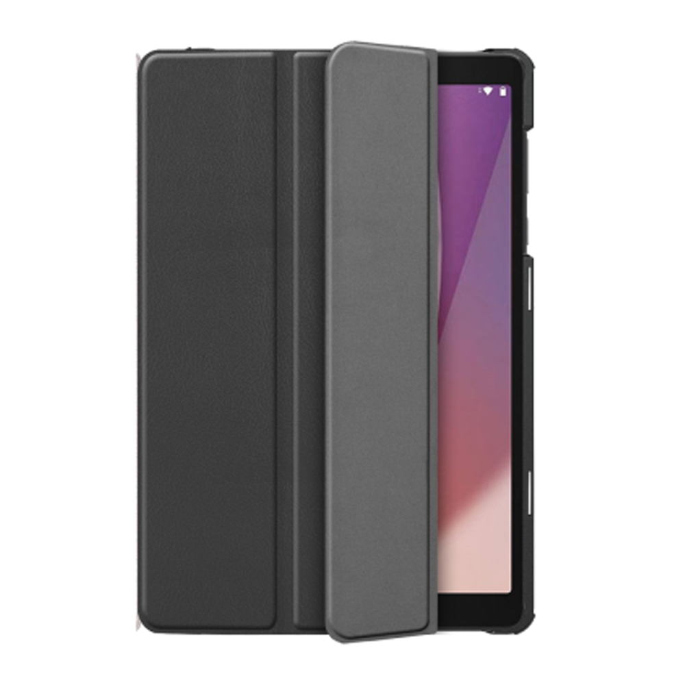 JUST IN CASE LENOVO M8 GEN 4 BLACK SMART TRIFOLD BOOK CASE 