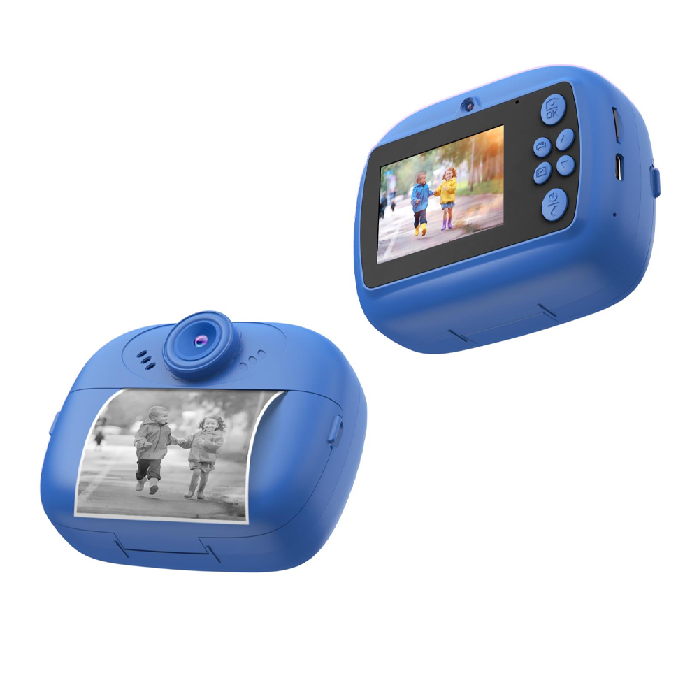 CELLY PRINTING CAMERA FOR KIDS BLUE