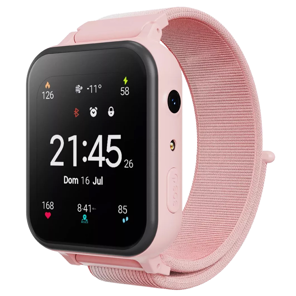 CANYON ALFIE KIDS SMARTWATCH | DICTIONARY | CALLS | CAMERA | MUSIC | PINK