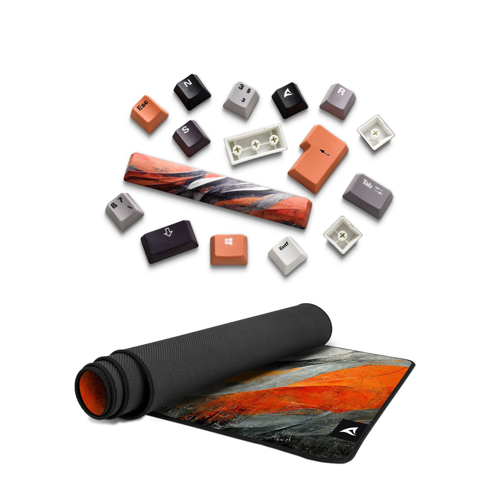 SHARKOON SKILLER SGK50 S3 DESIGN BUNDLE - D6 - QWERTZ KEYBOARD