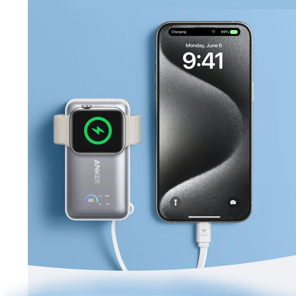 ANKER MAG-GO 10,000MAH 35W + APPLE WATCH CHARGER POWERBANK