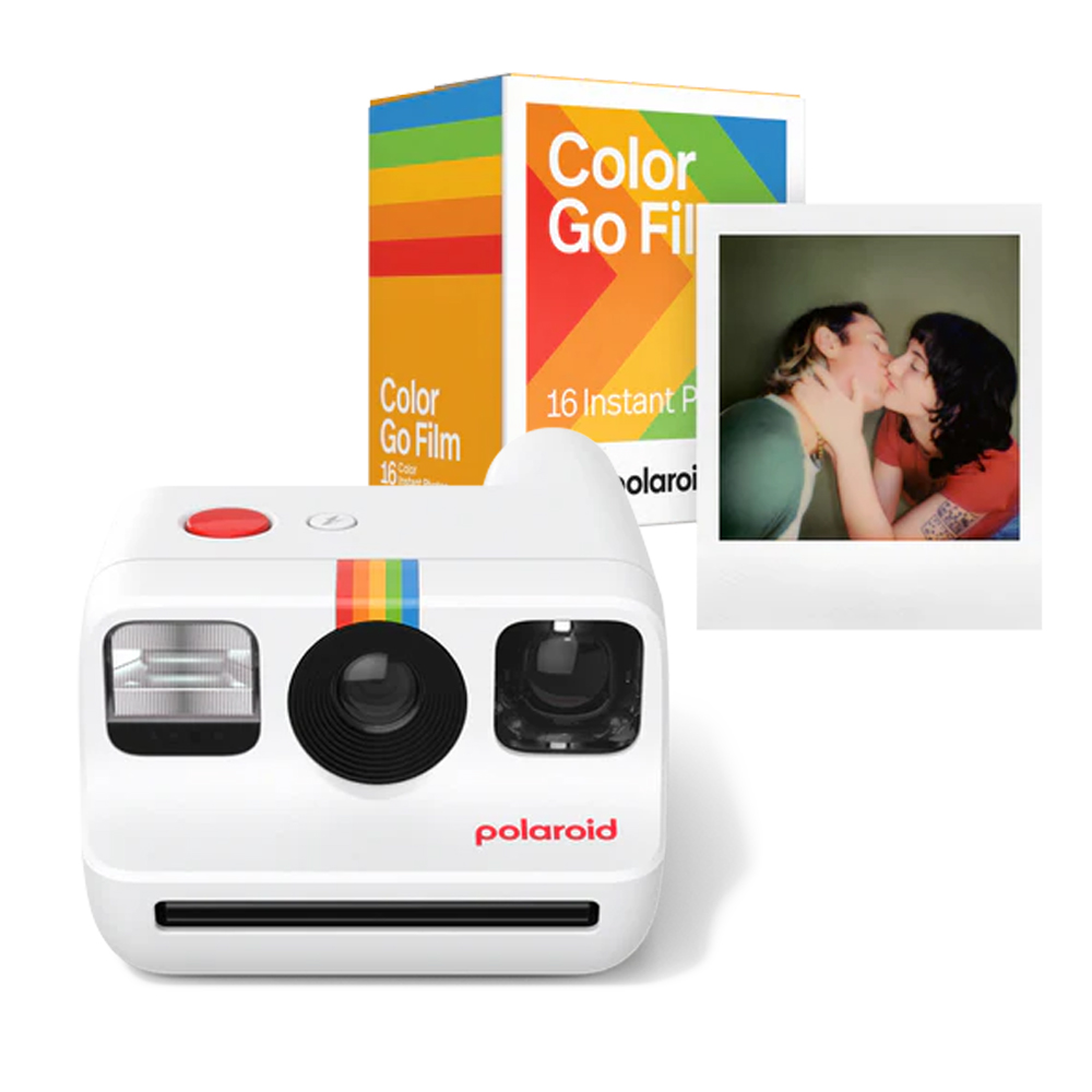 POLAROID GO EVERYTHING BOX GEN 2 (CAMERA & DOUBLE FILM PACK) WHITE