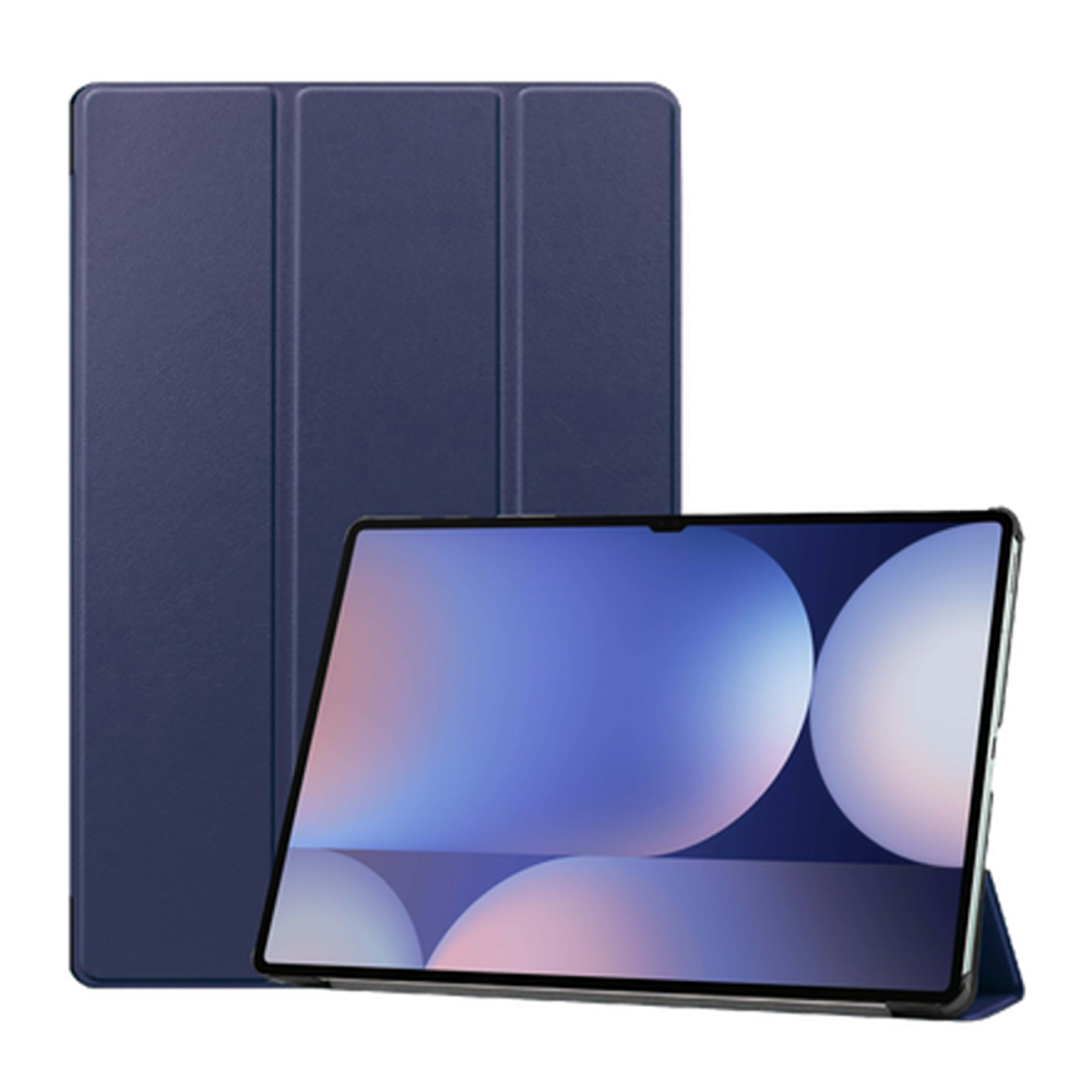 JUST IN CASE SAMSUNG GAL TAB S10 ULTRA / S9 ULTRA BLUE SMART TRIFOLD BOOK CASE 