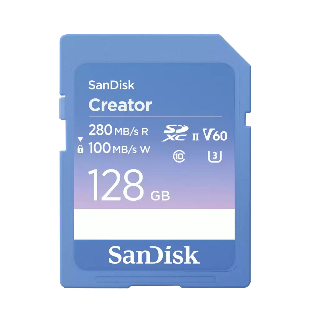 SANDISK CREATOR SD CARD UHS-II 280MB/S - 128GB 