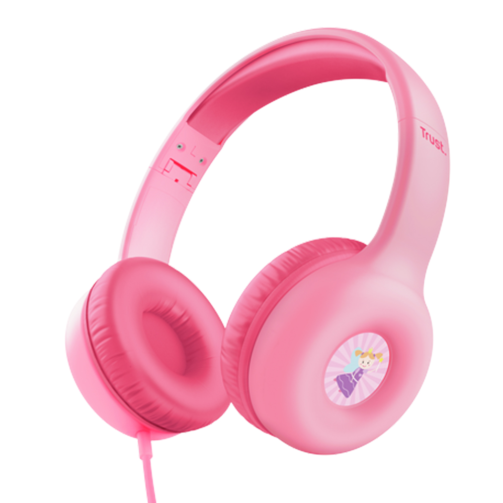 TRUST NOUNA KIDS HEADPHONES - PINK
