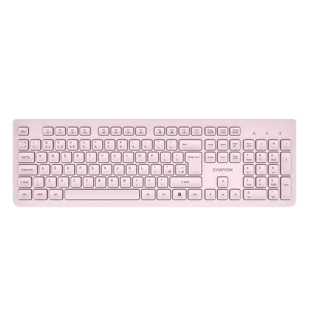 CANYON HKB-W01 SILENT WIRELESS KEYBOARD BEIGE 