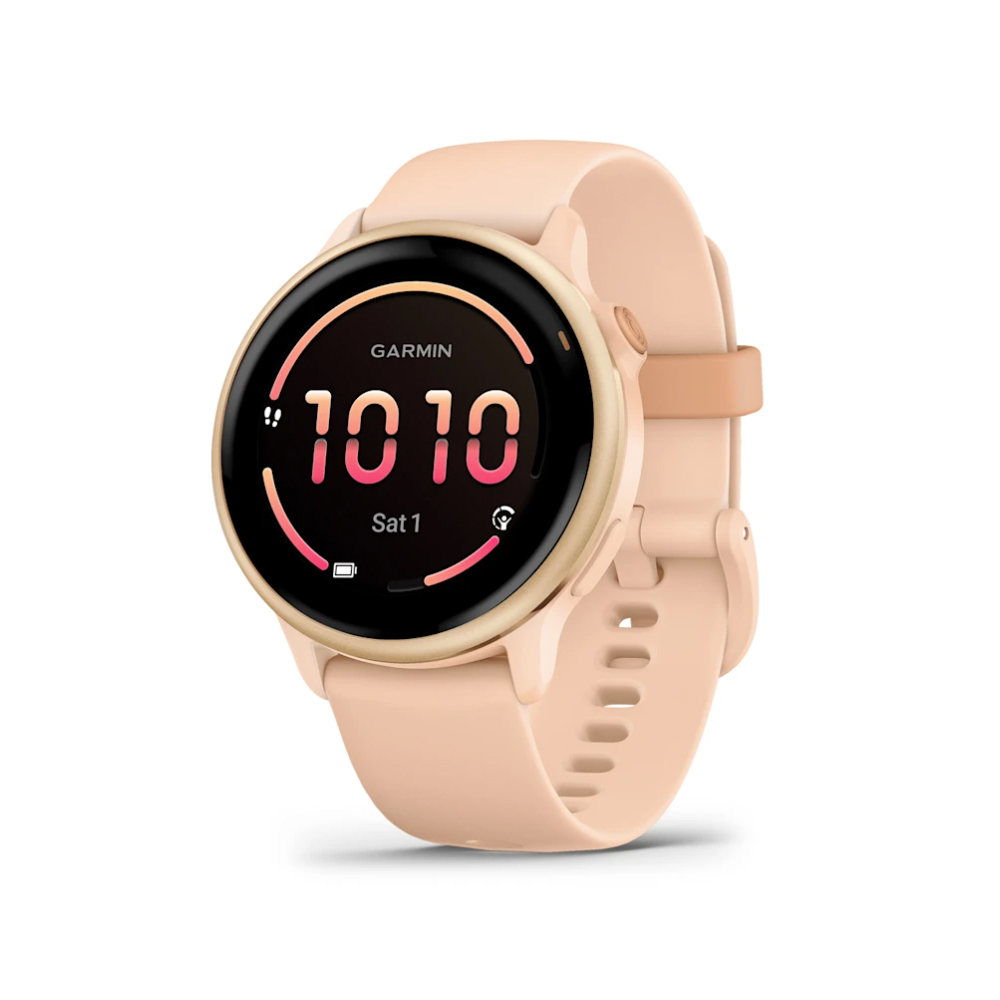 GARMIN VIVOACTIVE 6 METALLIC PINK DAWN W/PINK DAWN BAND 