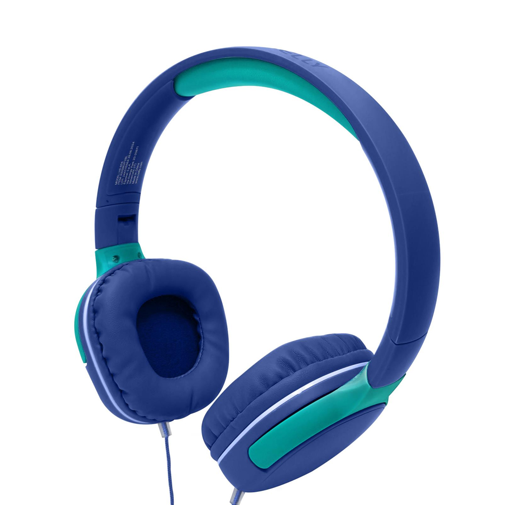 CELLY KIDSBEAT2 WIRED HEADPHONES FOR KIDS BLUE