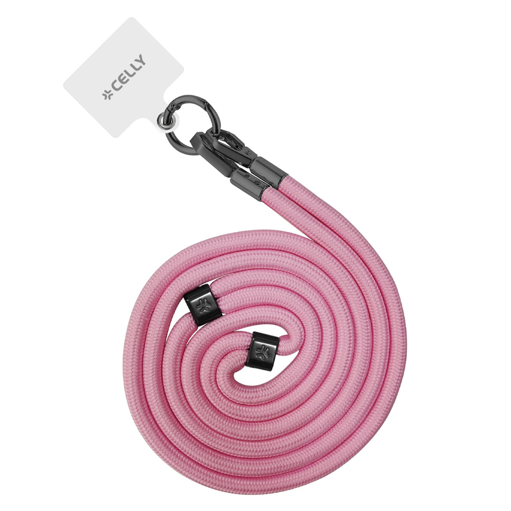 CELLY SMARTPHONE NECK STRAP ADJUSTABLE PINK