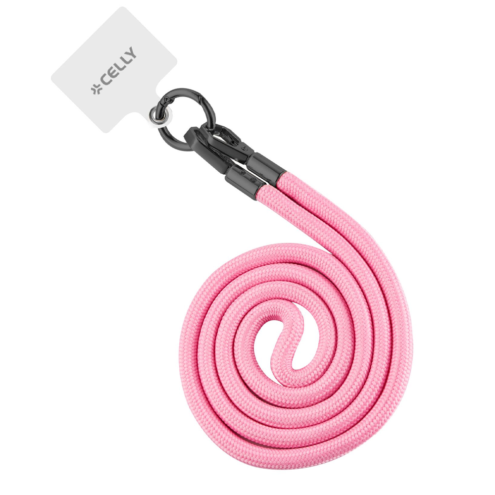 CELLY SMARTPHONE NECK STRAP BLUSH PINK
